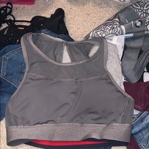 Aerie gray sports bra